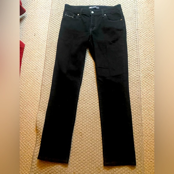 Levi’s mid-rise skinny black size 10M 30X32 - Picture 1 of 7